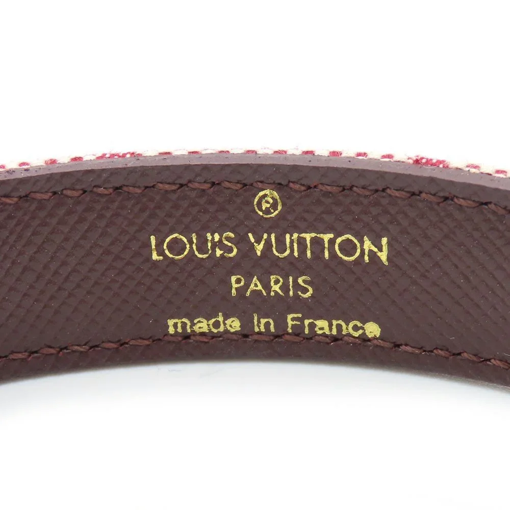 LOUIS VUITTON Pink Monogram Charm Bracelet